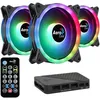 Image de Aerocool Duo 12 Pro (pack De 3) - Ventilateur 120mm A-rgb Pour Boitier