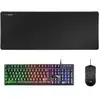 Image de Mars Gaming Mcpxbfr Clavier Souris Incluse Usb Français Noir