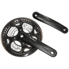Image de Pédalier vélo de VTT SunRace M3 pour axe carré 7-8v (48-38-28)