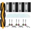 Image de 15 Accessoires pour Ecovacs Deebot Ozmo T9 1 X Brosse Principale 6 Brosses LatéRales 4 X Filtres 4 X Lingettes pour Deebot Ozmo