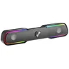 Image de Barre de son Mars Gaming MSBX Noir - Bluetooth 5.0 + Jack 3.5 - DSP Sound 10W - Éclairage RGB dynamique