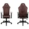 Image de Fauteuil Aerocool Crown Aerosuede (marron/blanc)