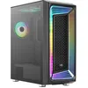 Image de Boîtier PC Moyen Tour ATX - Aerocool - Interstellar RGB - Panneau vitré - Noir - Taille unique