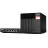Image de Qnap Ts-473a + Qsw-1105-5t Bundle Pack Nas Tower Ryzen Embedded V1500b 8 Go Ddr4 0 To Qnap Turbo System Noir