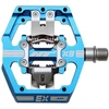 Image de Pédales automatiques VTT HT X3 aluminium bleu
