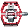 Image de Pédales automatiques VTT HT X3 aluminium rouge