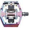 Image de Pédales automatiques VTT HT X3 aluminium néochrome