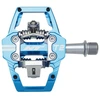 Image de Pédales automatiques VTT HT T2 aluminium bleu