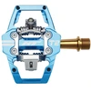 Image de Pédales automatiques VTT HT T2 titane bleu