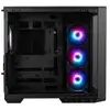 Image de Boîtier pc gaming moyen tour msi mag pano 100r pz argb noir avec panneau latéral verre trempé