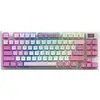 Image de Clavier Mécanique Tkl Azerty Plastique Blanc Violet 80% Msi