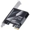Image de Carte Réseau Pcie Wifi 7 Herald Métal Noir Full-height Msi