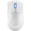 Image de Asus Rog Keris Ii Ace Wireless Aimpoint White Souris Gaming Droitier Rf Wireless + Bluetooth + Usb Type-a Optique 42000