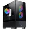 Image de Boîtier Pc Moyen Tour Sans Alim Endorphin Air V2 (noir) E-atx/atx 4x120mm A-rgb Usb-c/3.0/2.0 Verre Trempé