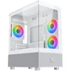 Image de Boîtier PC sans alimentation - XIGMATEK - Alphard M Arctic - Mini tour - Format M-ATX - 4x120mm A-RGB - Blanc