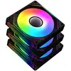 Image de Pack De 3 Ventilateurs - Xigmatek - Infinity G20a - 120 Mm - Led Argb - Noir
