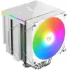 Image de Ventirad Cpu - Xigmatek Ak6 Dual Digital Arctic - Amd Am5/am4 - Ventilateur 2x 120 Mm Argb - Blanc