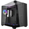 Image de Boîtier pc - darkflash - th285 noir - moyen tour - format atx - 4x120mm a-rgb - noir DF-TH285A12X-BK
