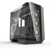 Image de Boitier sans alimentation - DARKFLASH DY470 - Cube - Format ATX - Noir