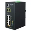 Image de Commutateur Géré PLANET IGS-4215-4P4T2S - 16 ports Gigabit Ethernet - Montage sur rail DIN PoE (144 W)