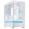 Image de Boitier pc asus prime ap202 tg argb blanc micro-atx verre trempe