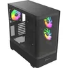 Image de Boîtier PC sans alimentation - THERMALTAKE - View 290 TG ARGB - Moyen tour - Format ATX - 3x120mm A-RGB inclus - Noir