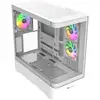 Image de Boîtier Pc Sans Alimentation - View 290 Tg Argb Snow - Moyen Tour - Format Atx - 3x120mm A-rgb Inclus - Blanc
