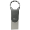 Image de Silicon Power Mobile C80 Lecteur Usb Flash 32 Go Usb Type-a / Usb Type-c 3.2 Gen 1 (3.1 Gen 1) Titane