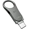 Image de Clé USB - SILICON POWER - Mobile C80 - 128 Go - USB 3.0 - USB type C - Titane