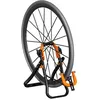 Image de Pied de centrage pour roue vélo - Super B - TB-PF25 - Compatible 16 à 29 pouces - Noir et orange