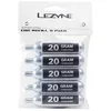 Image de LEZYNE Lot de 5 Cartouches de CO2 filetées pour gonflage de pneus de vélo 20 g