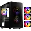 Image de Boitier Pc Sans Alimentation - Nova Mesh Se M-atx Argb (noir) - Mini Tour - Format Micro-atx