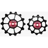 Image de Roulettes Cema VTT 12V (12-14T) Aluminium noir rouge