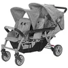 Image de Poussette triple Familidoo Lidoo H3E + Ergondrive Full Grey