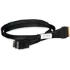 Image de Câble SlimSAS - ICY DOCK - SFF-8654 vers 2 x OCuLink 4i - 05 m - PCIe 4.0 - Certifié UL20744