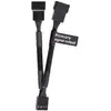 Image de Cable En Y 4 Broches Pour Ventilateur Thermaltake Ttmod Pwm Ac-060-co1otn-f1