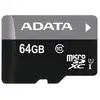 Image de Adata Micro Sdxc 64gb 64 Go Microsdxc Uhs Classe 10