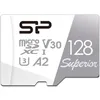 Image de Carte Mémoire - Silicon Power - Superior microSDXC 128Go - UHS-I U3 V30 - 4K - A2 Haute Vitesse