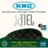 Image de Chaîne KMC X-11 EL Blacktech 118 maillons 11 vitesses noir