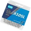 Image de Chaine Vélo KMC X10 SL 114 Maillons 10V Chromée - Acier - Mixte - Noir