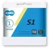 Image de Chaine Vélo - KMC - S1 RB - 112 Maillons - 8.6mm - 1V. Argent