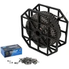 Image de Chaîne vélo 10v KMC E10 EPT anti-rouille 50 mètres argent (40 attac