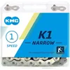 Image de KMC K1 Narrow 1-speed chaîne 100 maillons BK1NNP100