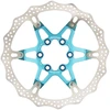 Image de Disque de frein 6 trous Reverse turquoise- 180 mm