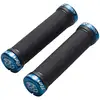 Image de Poignées VTT Reverse R-Shock Lock-On à 29mm bleu
