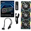 Image de Lian Li Uni Fan Sl Wireless Lcd 120 Boitier Pc Ventilateur 12 Cm Noir 3 Pièce(s)