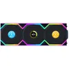 Image de Ventilateur - LIANLI - Uni Fan SL 120 LCD Reverse ARGB Wireless - Noir - 120 mm - Connecteur 4 broches