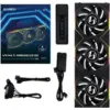 Image de Ventilateur Pc Lian Li Uni Fan Tl Lcd 3x120mm Rgb Blanc