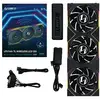 Image de Lian Li 12rtllcd1w3b Système De Refroidissement D’ordinateur Boitier Pc Ventilateur 12 Cm Noir