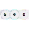 Image de Lian Li Uni Fan TL LCD Wireless 120 Reverse Blade Pack de 3 - Blanc
